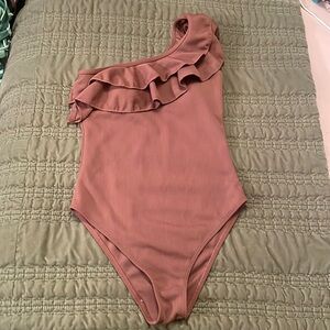 Ruffle Top One Piece